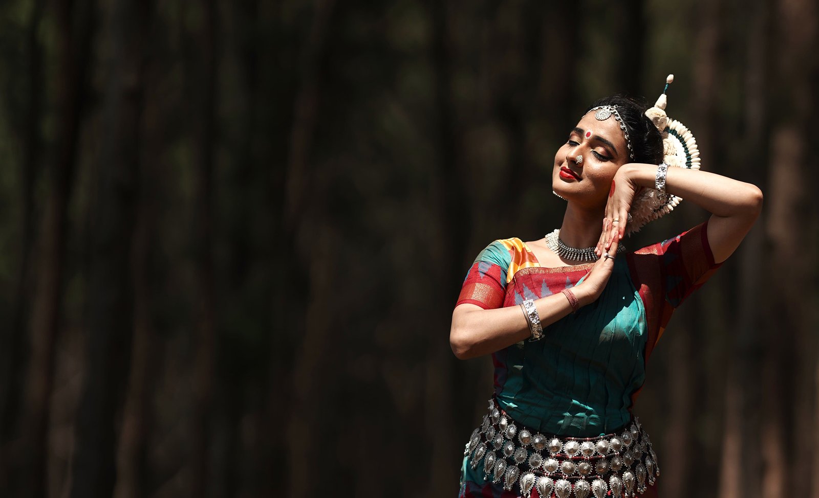 Odissi dancer at temple