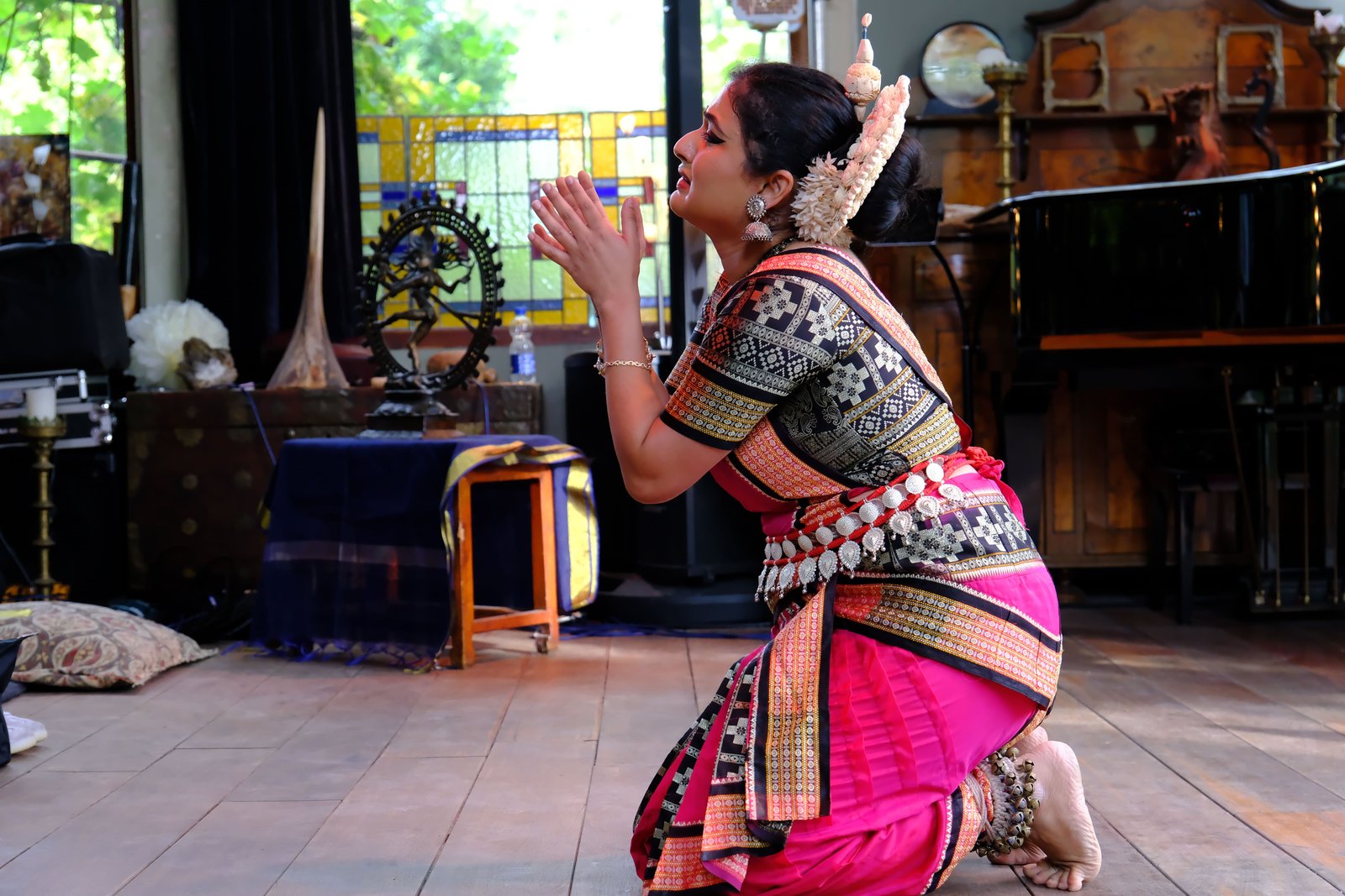 Hasta mudra in Odissi performance