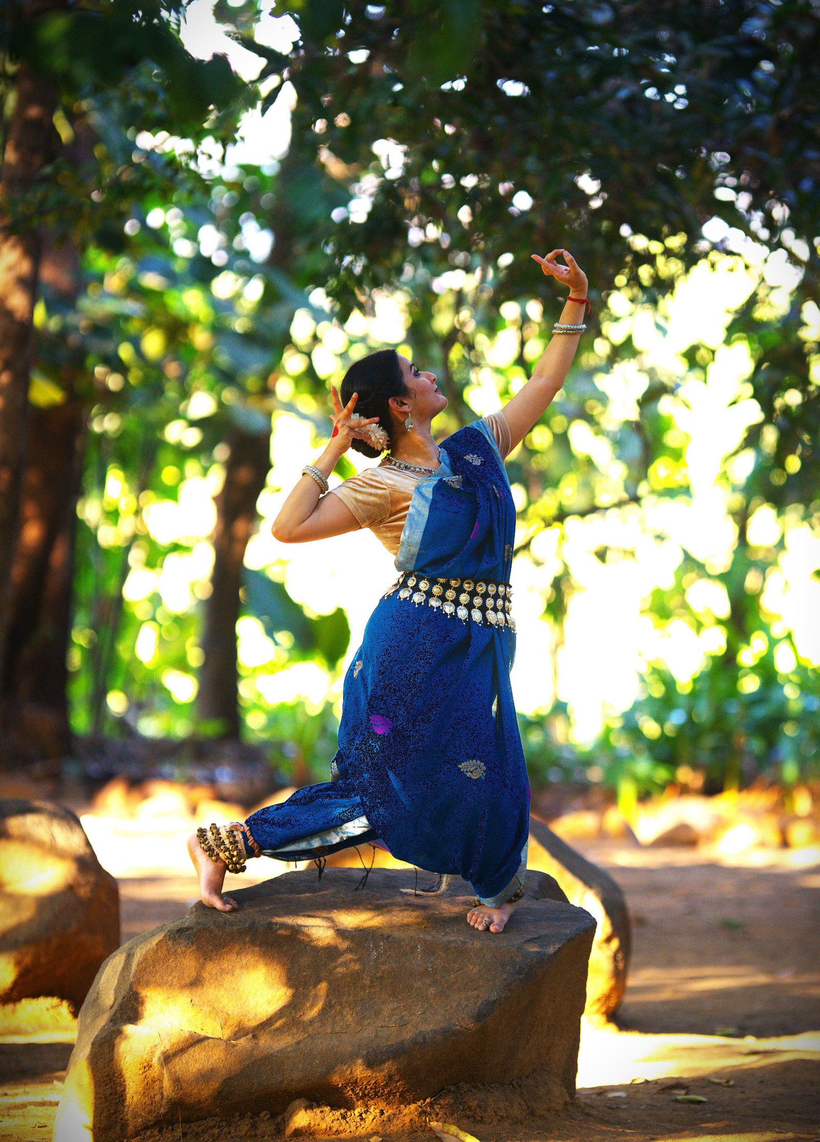 Classical Odissi pose