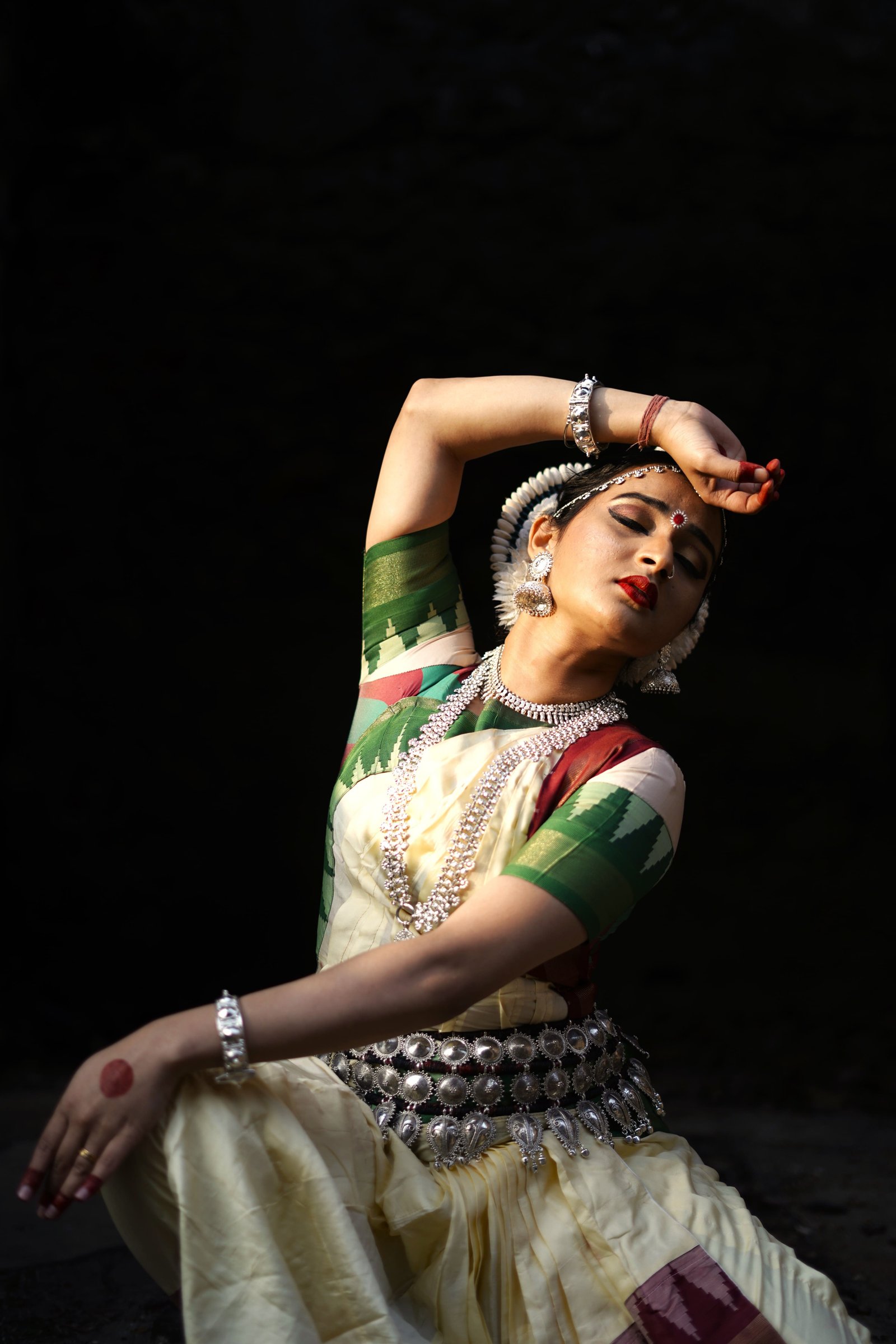 Odissi dance by the sea